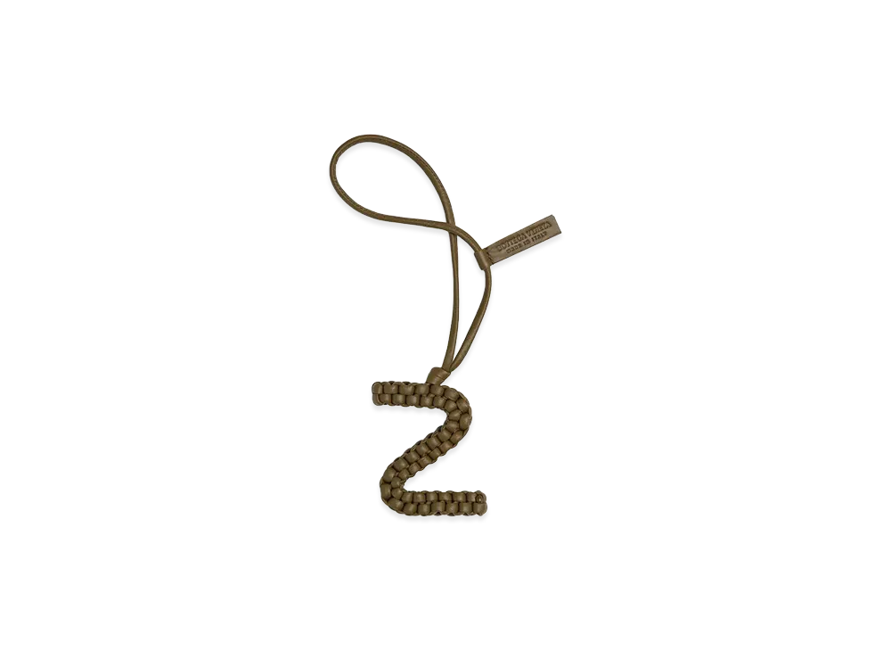 Bottega Veneta Letter Z Charm "Mud"