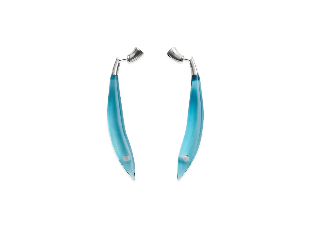 Bottega Veneta Sardine Earrings "Ice"