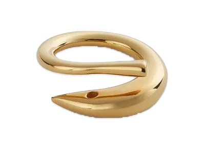 Bottega Veneta Sardine Ring "Yellow Gold"