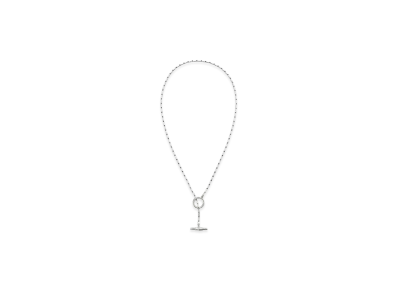 Bottega Veneta Pen Necklace "Silver"