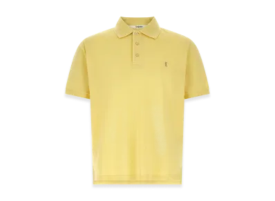 Saint Laurent 'Cassandre' Polo Shirt "Yellow"