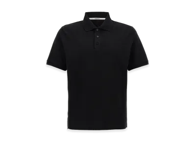 Saint Laurent Logo Embroidery Polo Shirt "Black"