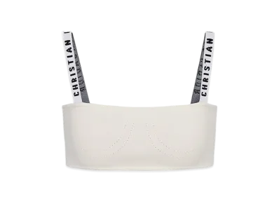 Dior Women's Stretch Viscose Bralette "White"