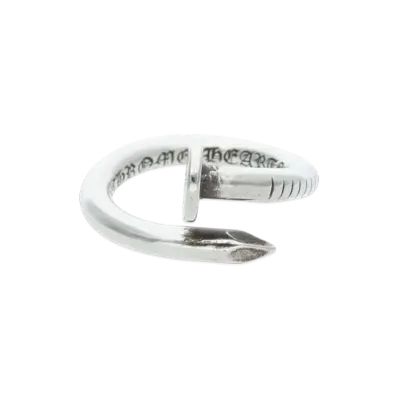 Chrome Hearts Nail Flat Ring "Silver"