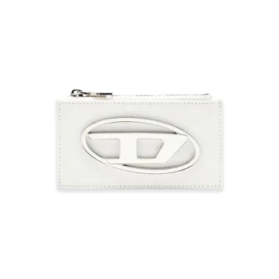 Diesel 1Dr Card Holder Iii Flat Card Holder In Nappa Leather "White"