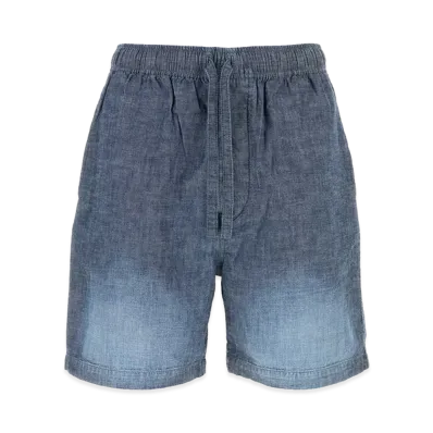LOEWE Denim Blue Chambray Bermuda Shorts "Light Blue"