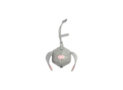 Bottega Veneta Bunny Zipped Coin Purse "Sterling/Rose"