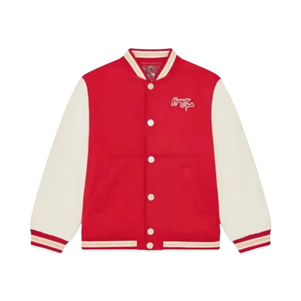 KENZO 'YEAR OF THE DRAGON' Reversible Blouson Jacket "Medium Red"