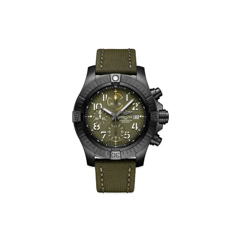 BREITLING AVENGER CHRONOGRAPH 45 NIGHT MISSION "Green"