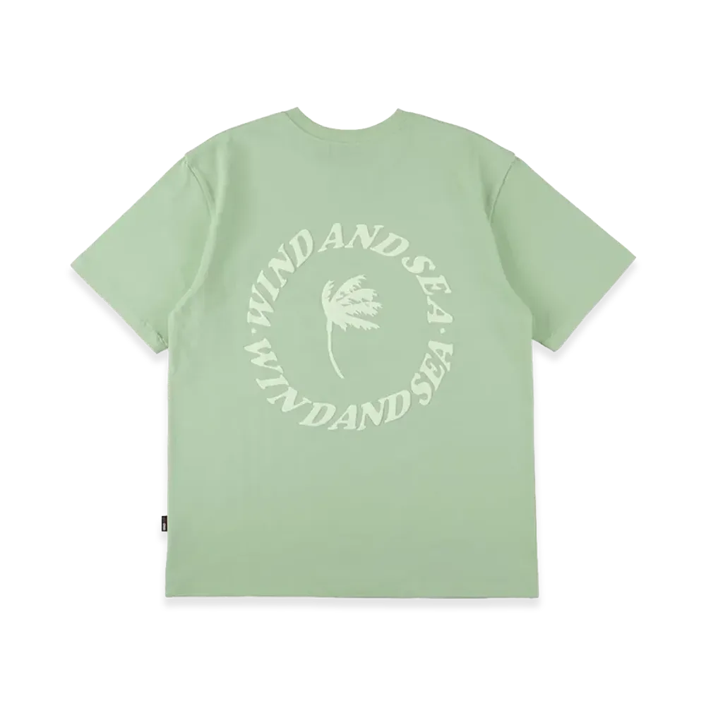WIND AND SEA Palm Tree Logo S/S Tee "Mint"