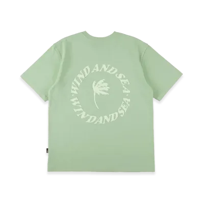 WIND AND SEA Palm Tree Logo S/S Tee "Mint"