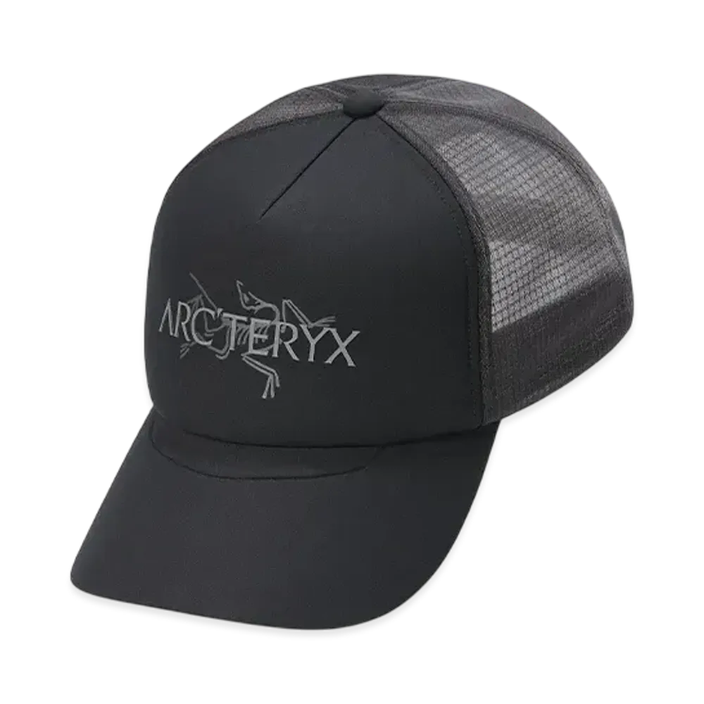 ARC’TERYX Bird Word Trucker Hat "Black/Cloud"