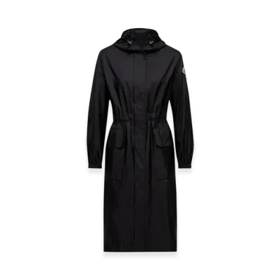 MONCLER Hiengos Hooded Rain Coat "Black"