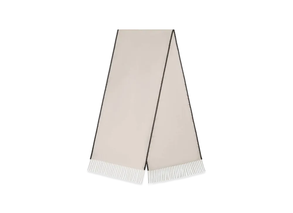 Bottega Veneta Cashmere Scarf "Light Grey"