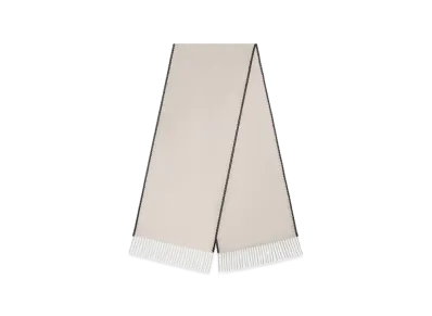 Bottega Veneta Cashmere Scarf "Light Grey"