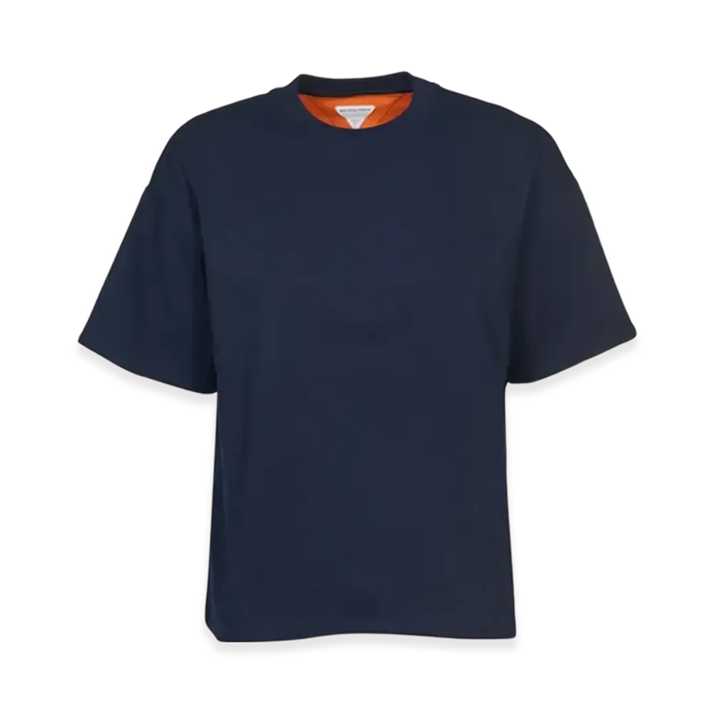 Bottega Veneta Double Layered Cotton Jersey T-Shirt "Starry Night/Orange Sky"