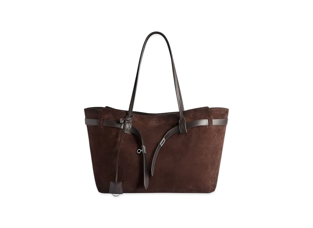 BALENCIAGA Bel Air Tote Bag Large "Light Espresso"