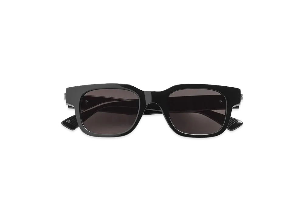 Bottega Veneta Classic Square Sunglasses "Black/Grey"