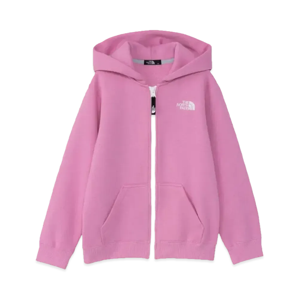 The North Face Rearview FullZip Hoodie Kids "Orchid Pink"