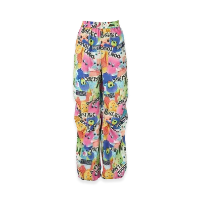 HYSTERIC GLAMOUR Women's Hysteric Glamour Not Your Toy Knee Tuck Wide Pants "Multi"