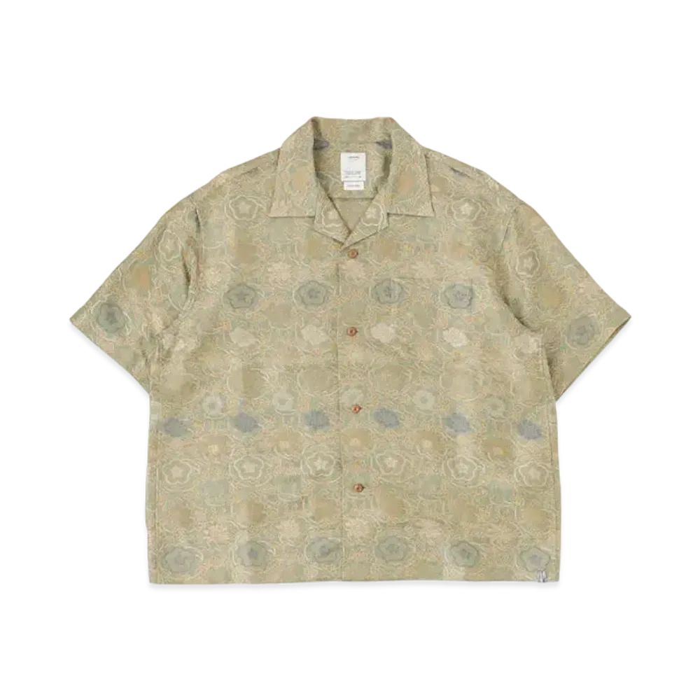 visvim Copa Shirt S/S Jacquard (Silk) "Green"