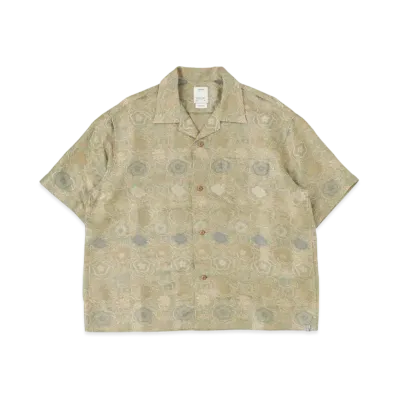 visvim Copa Shirt S/S Jacquard (Silk) "Green"