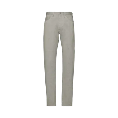 Maison Margiela Men's Turn-Up Jeans "Caviar"