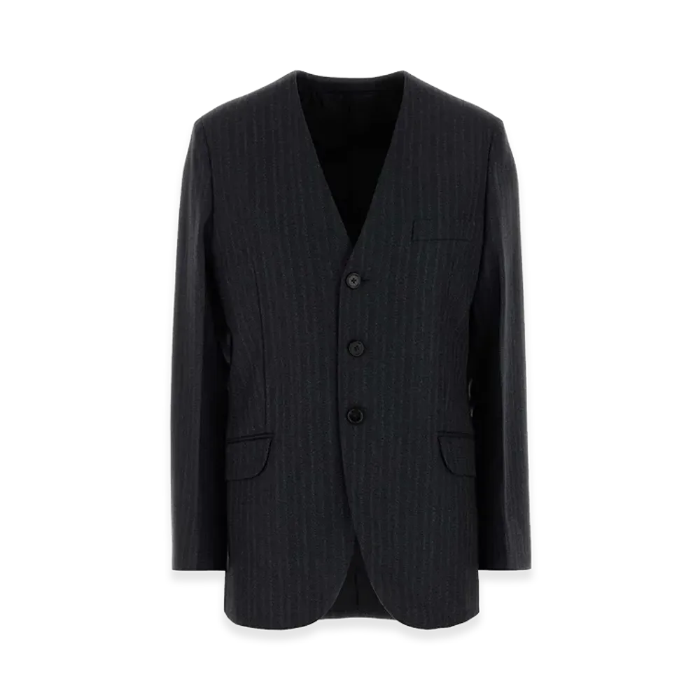Jil Sander Women's Embroidered Wool Blazer "Black"