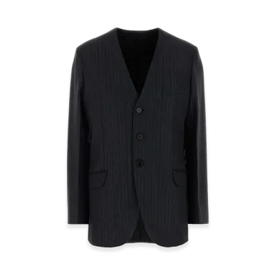 Jil Sander Women's Embroidered Wool Blazer "Black"