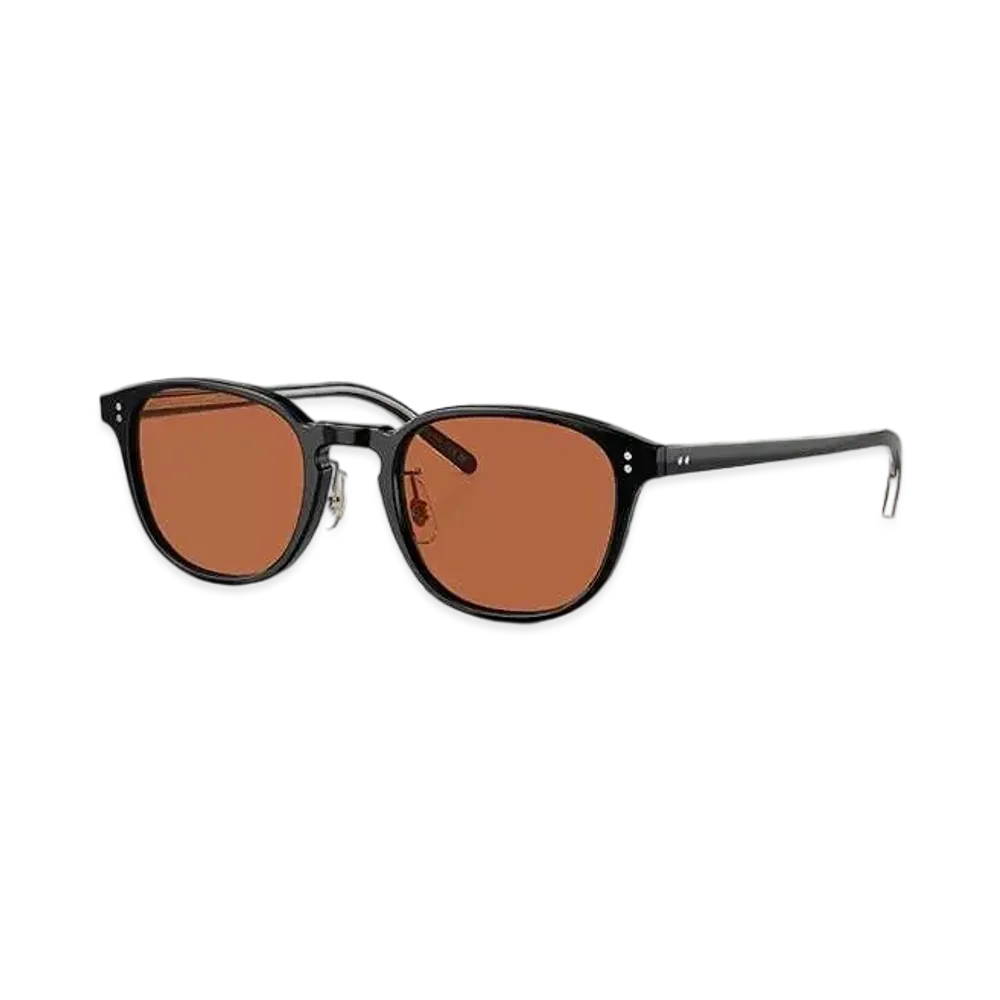 OLIVER PEOPLES Fairmont Sun-F "Black/Persimmon"