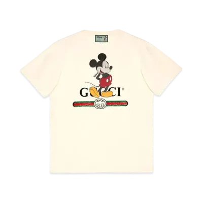 GUCCI × Disney Mickey Mouse T-shirt ”Ivory”