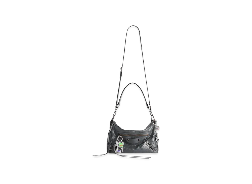 BALENCIAGA Le City Moto Small with Charm "Volcanic Rock"