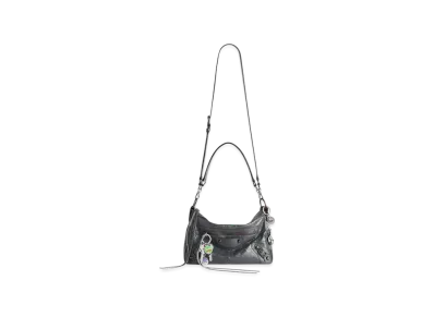 BALENCIAGA Le City Moto Small with Charm "Volcanic Rock"