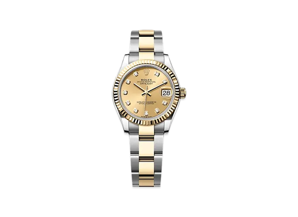 ROLEX Datejust 31mm Oystersteel & Yellow Gold 278273 "Champagne-colour"