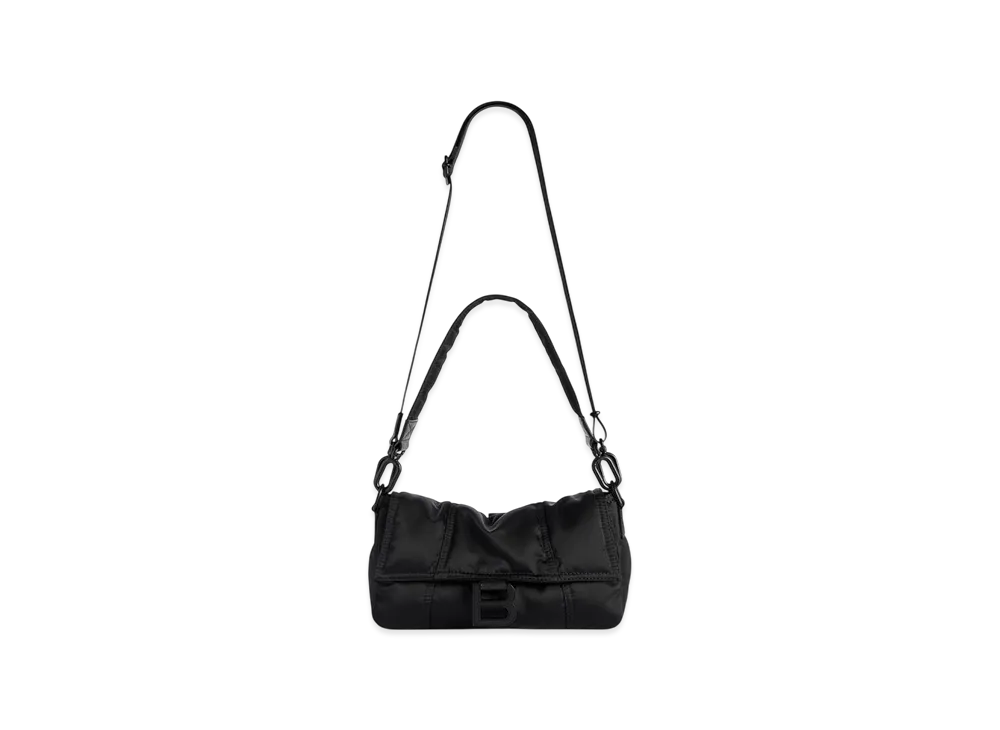 BALENCIAGA Hourglass Board Bag Small "Black"