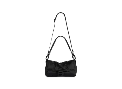 BALENCIAGA Hourglass Board Bag Small "Black"