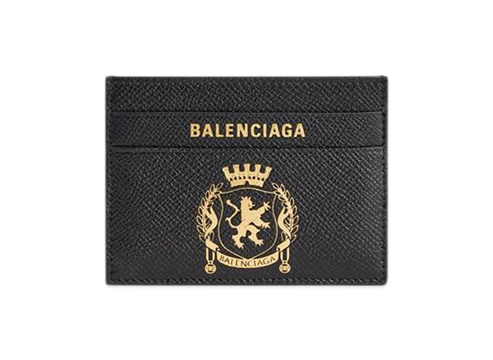 BALENCIAGA Passport Card Holder "Black"