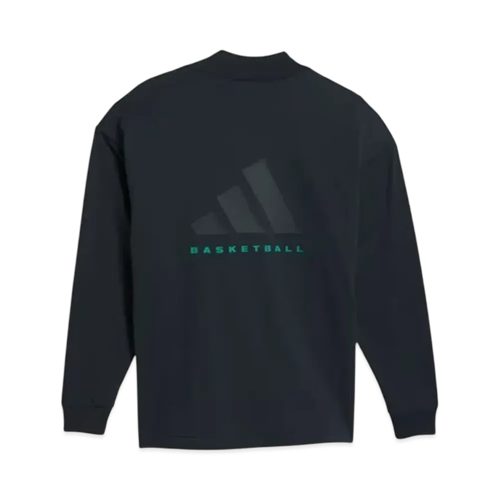 adidas Basketball Long Sleeve T-shirt (Gender Free) "Aurora Ink"