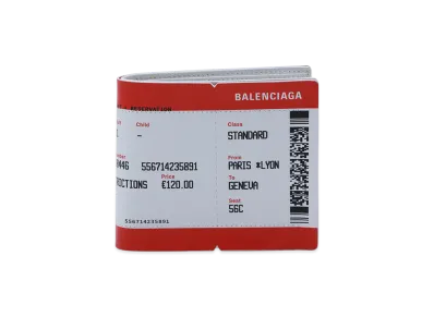 BALENCIAGA Wallets "Red/White"