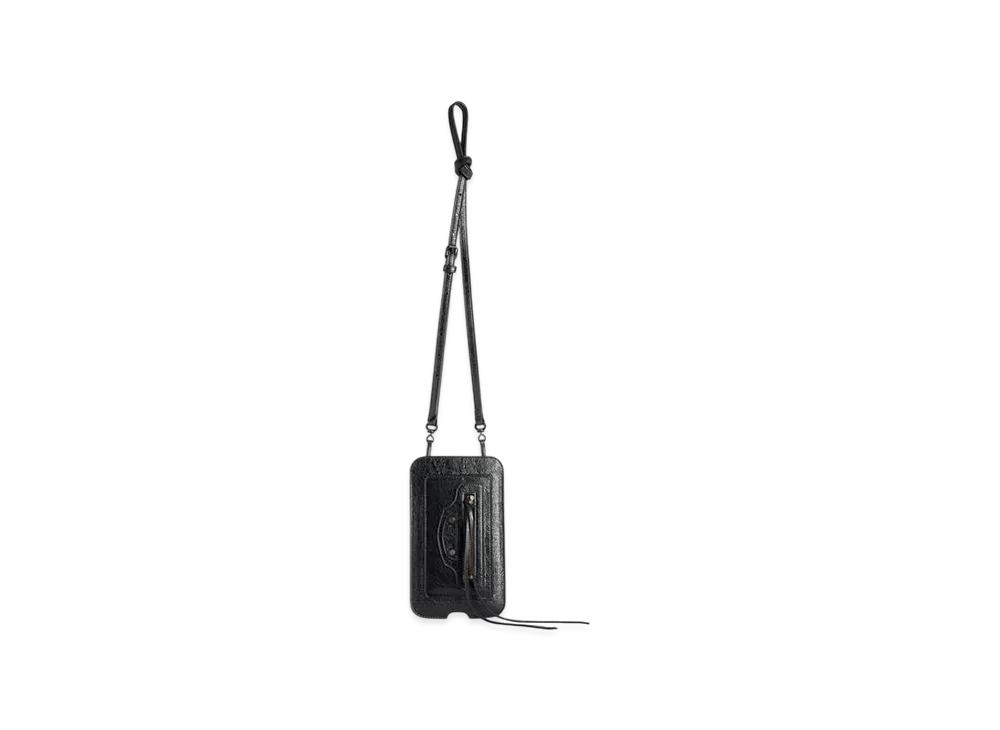 BALENCIAGA Le City Vertical Phone Holder "Black"
