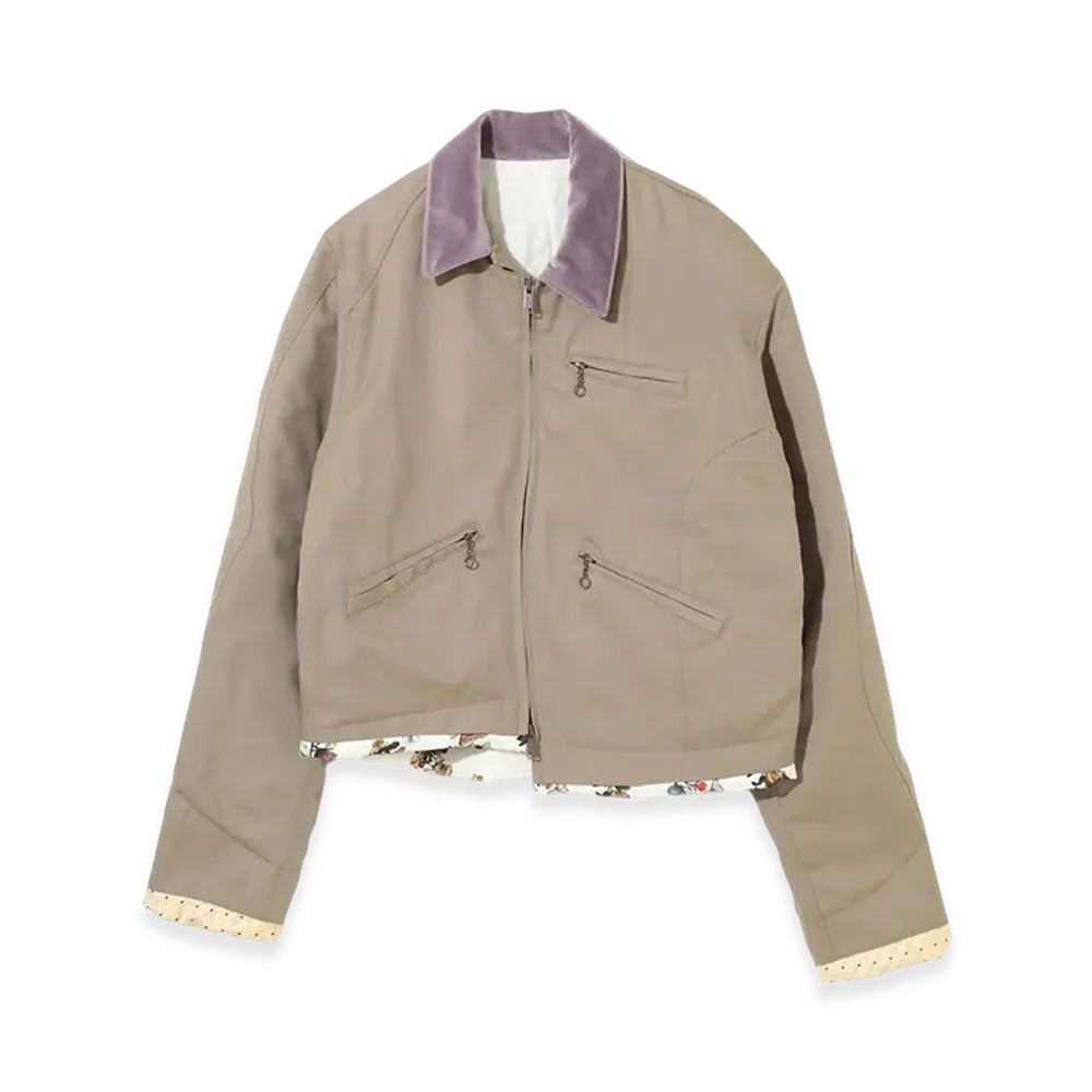 UNDERCOVER Wool Military Padded Jacket "Gray Beige"