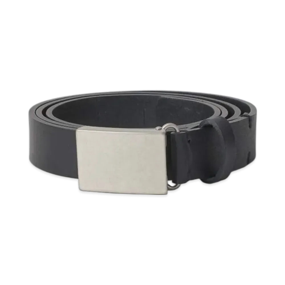 ssstein Leather Belt (Plain Buckle) "Black"