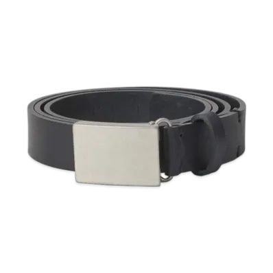 ssstein Leather Belt (Plain Buckle) "Black"