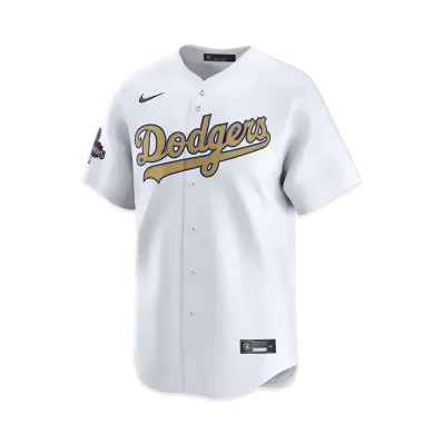MLB Los Angeles Dodgers 2025 Gold Collection Men's Nike Limited Jersey "White"