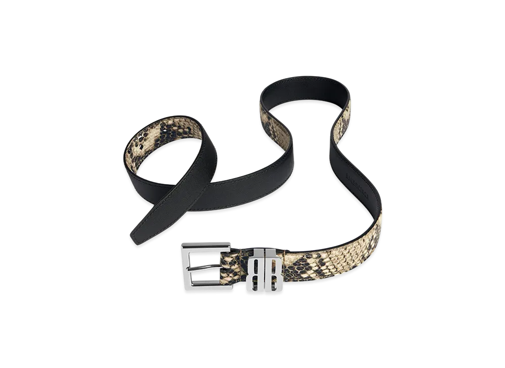 BALENCIAGA BB Editor Belt "Natural"
