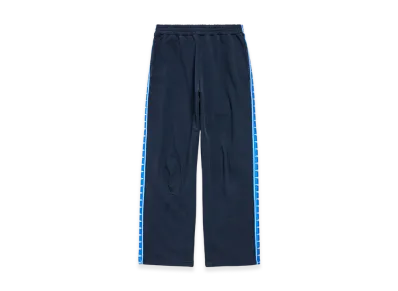 BALENCIAGA Stripe Baggy Pants "Washed Navy/White"