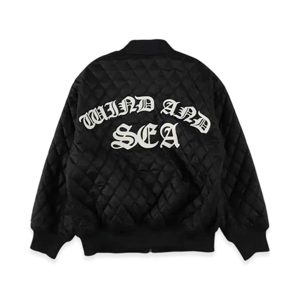 WIND AND SEA Quilting MA-1 Jacket "Black"