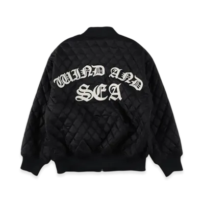 WIND AND SEA Quilting MA-1 Jacket "Black"