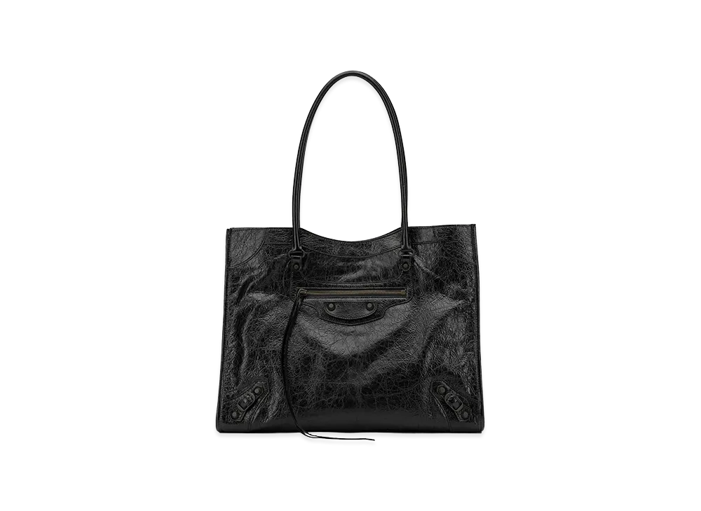 BALENCIAGA Women's Le City Tote Medium Shoulder Bag "Black"