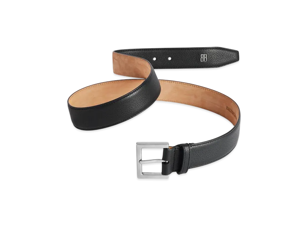 BALENCIAGA Tiny Logo Belt "Black"